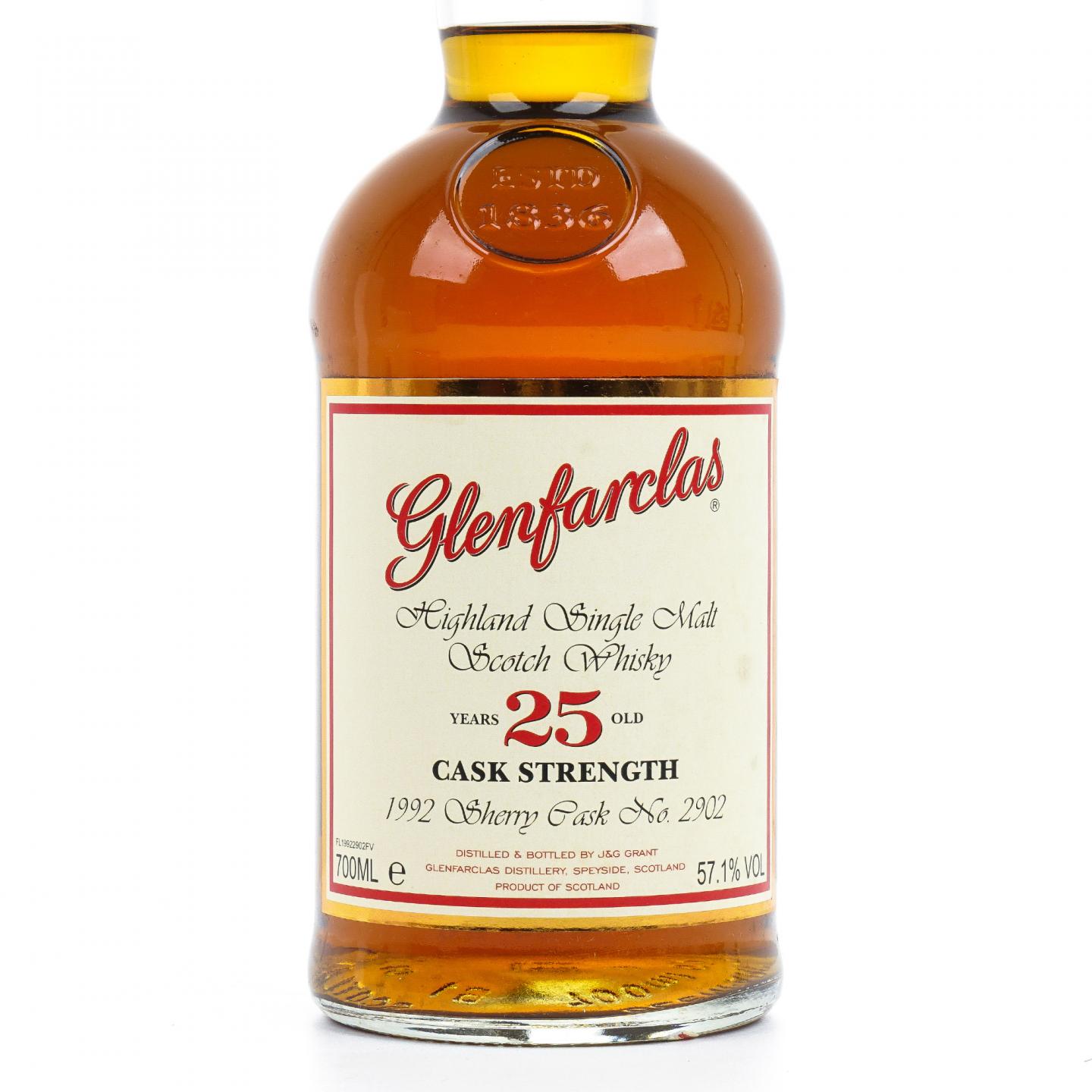 Glenfarclas 格兰花格 25年 1992 雪莉桶强 #2902