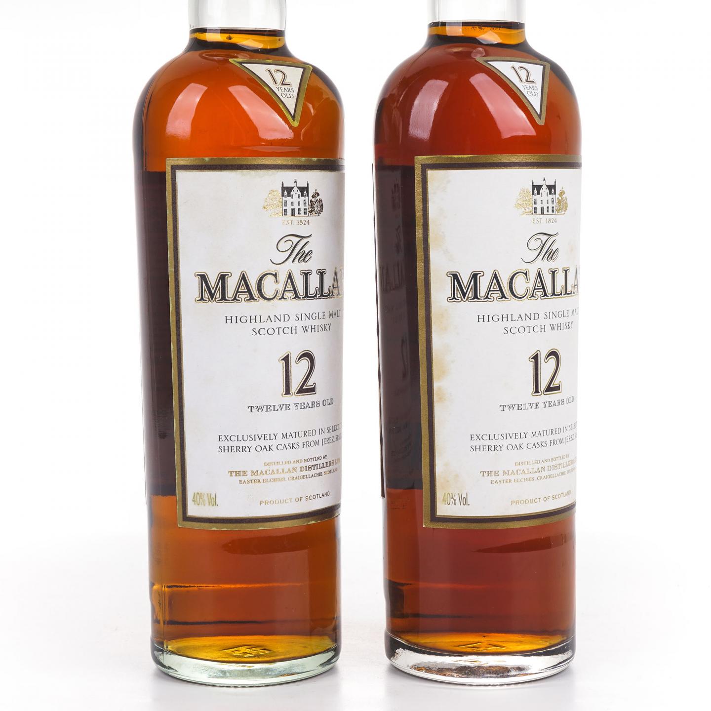Macallan 麦卡伦 12年 雪莉桶 2支组