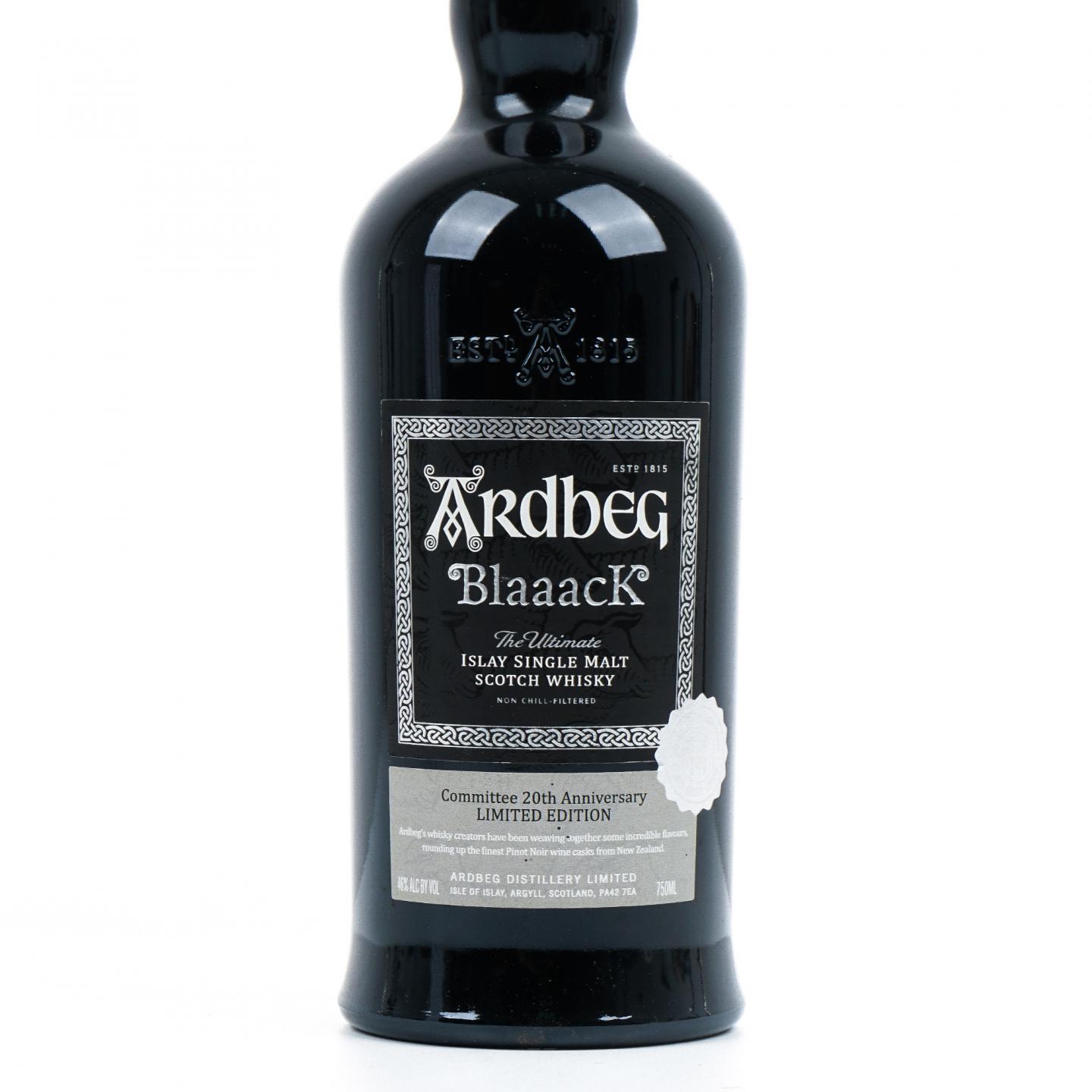 Ardbeg 阿贝 Blaaack 黑羊 2020 委员会20周年纪念 750ML