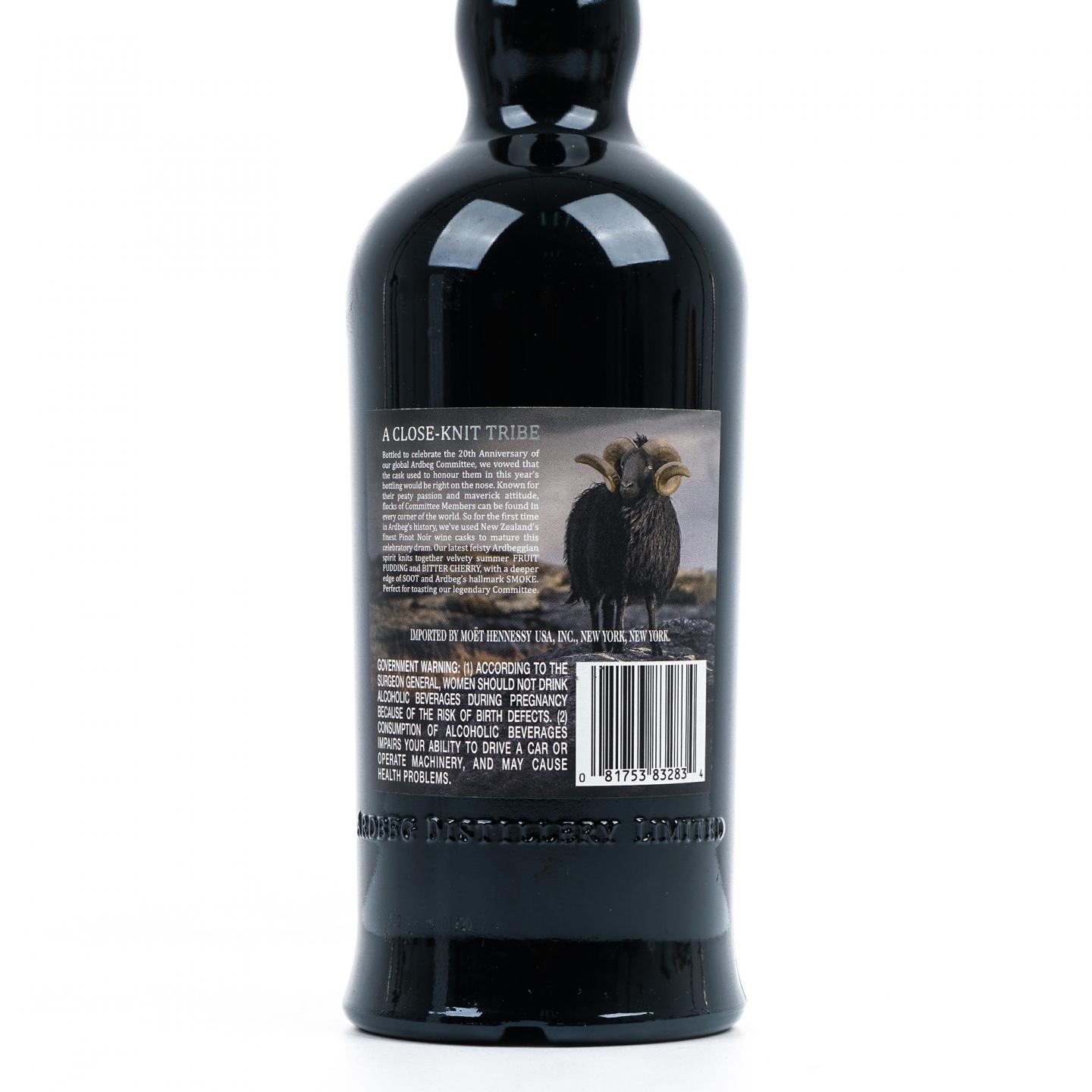 Ardbeg 阿贝 Blaaack 黑羊 2020 委员会20周年纪念 750ML