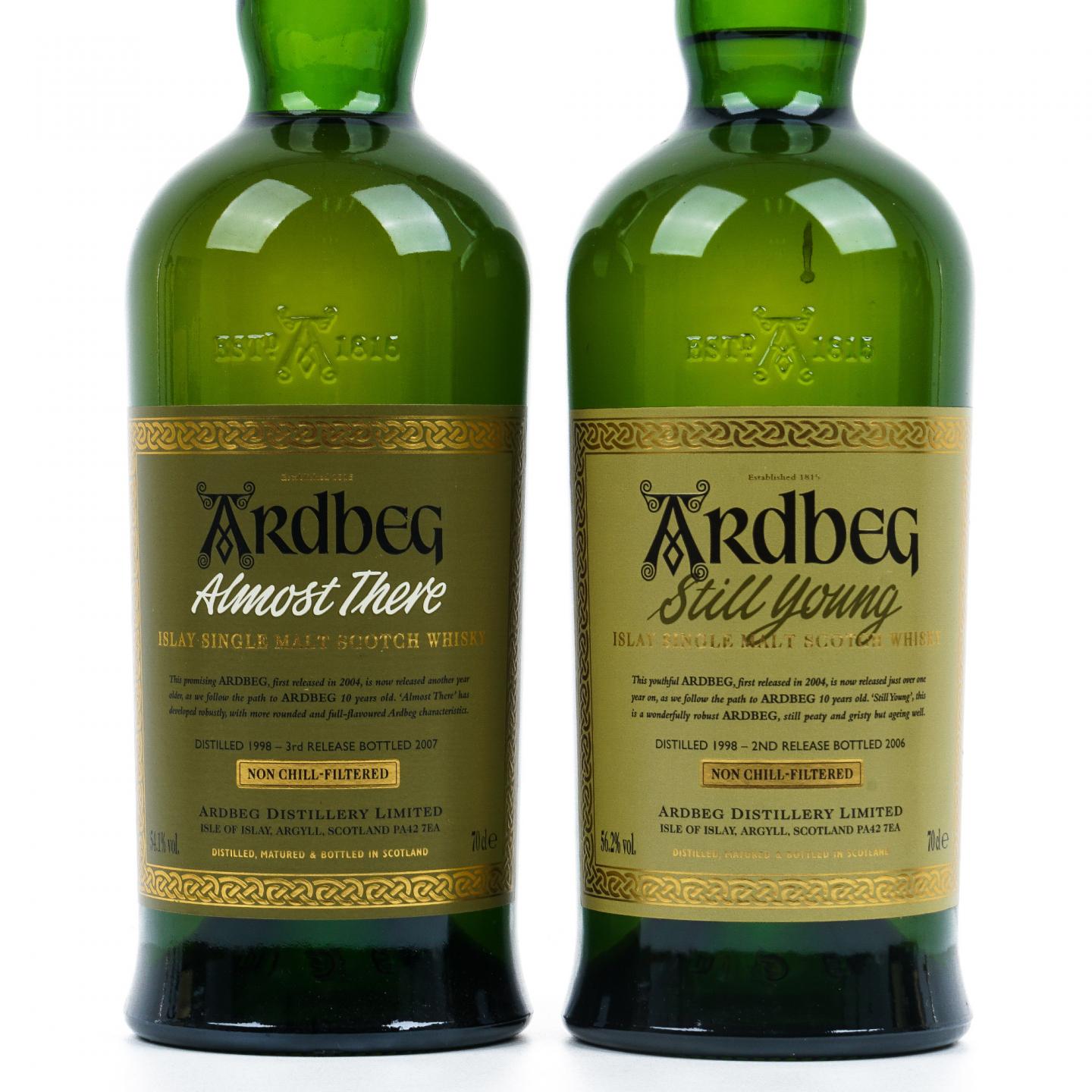Ardbeg 阿贝 1998 泥煤熟成之路 4支组