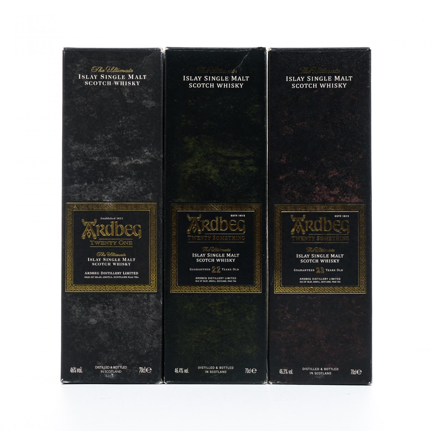 Ardbeg 阿贝 21/22/23年 3瓶组