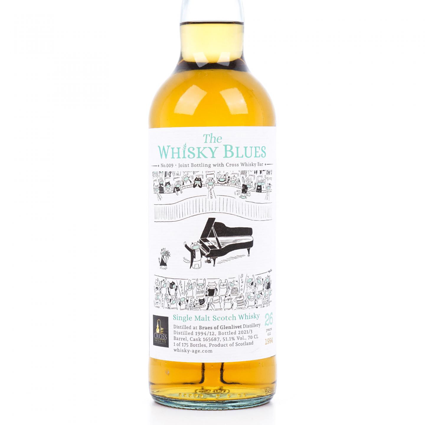 Braes of Glenlivet 26年 1994-2021 TWBl 51.1%Vol.