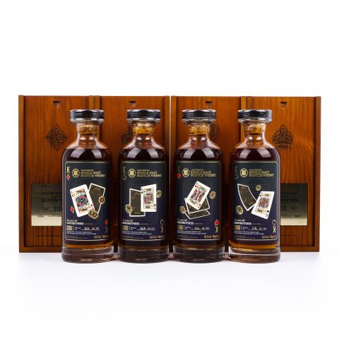 Glenrothes 格兰路思 13年 2008-2022 扑克牌系列 4瓶组 行货
