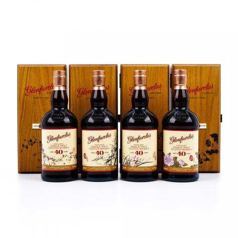 Glenfarclas 格兰花格 40年 兰/竹/菊/梅 4支组