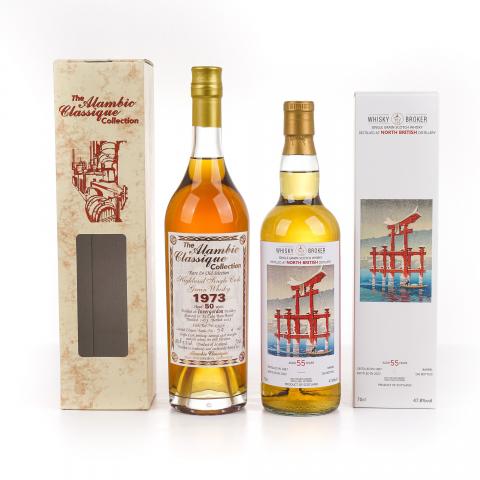 Invergordon 50年 / 北不列颠 55年 单一谷物 2瓶组