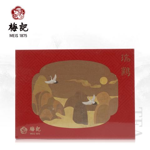 【清幽沉稳】梅记·瑞鹤 九十年代三合一老茶礼盒