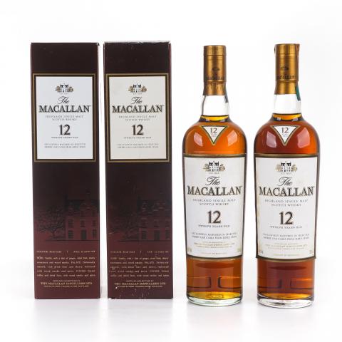 Macallan 麦卡伦 12年 雪莉桶 2支组