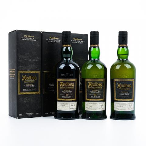 Ardbeg 阿贝 21/22/23年 3瓶组