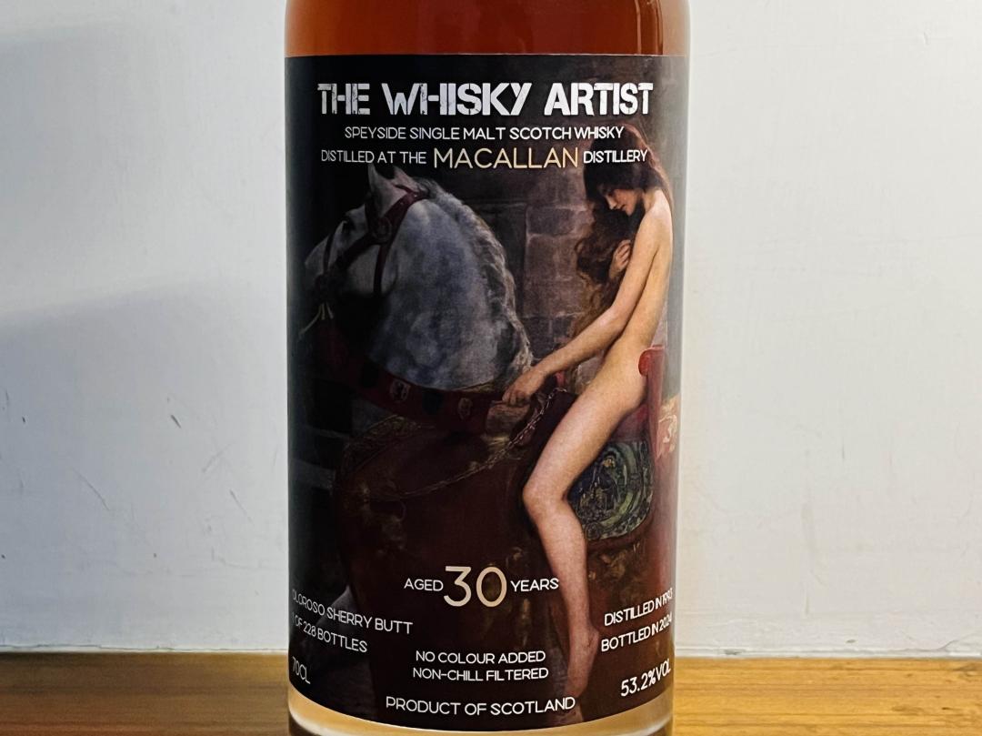 麦卡伦1993-2024 30年「戈黛娃夫人」OLOROSO雪莉桶单桶单一麦芽威士忌