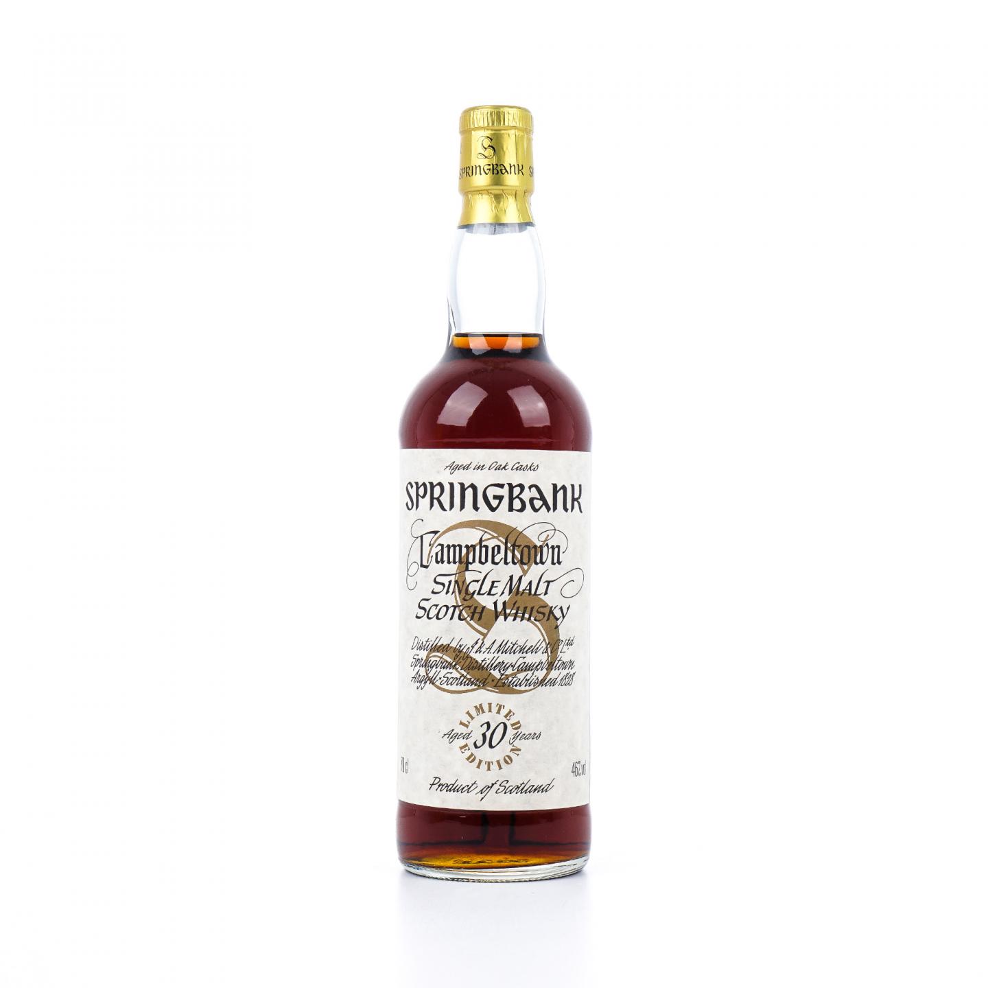 Springbank 云顶 30年 千禧年系列 限量版