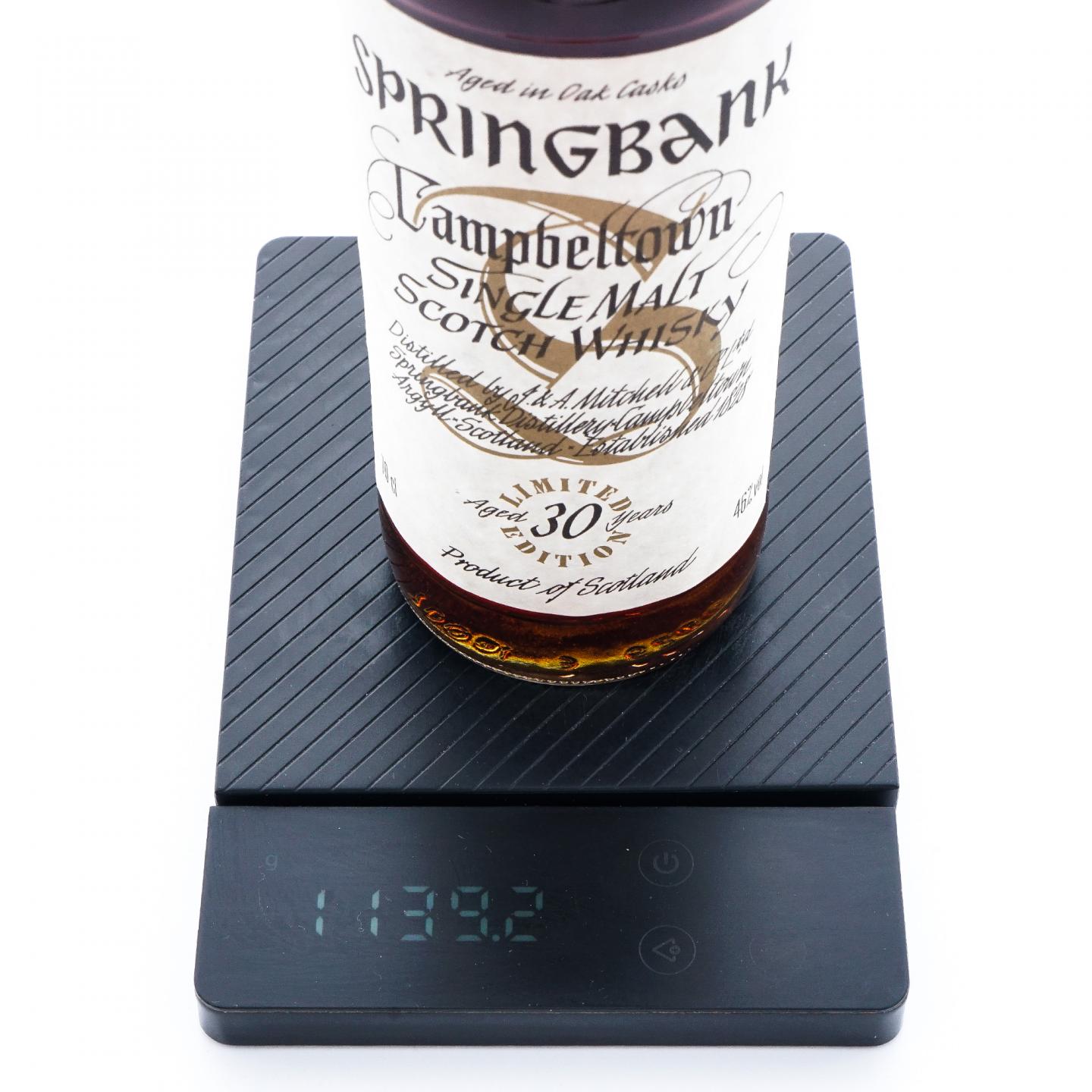 Springbank 云顶 30年 千禧年系列 限量版