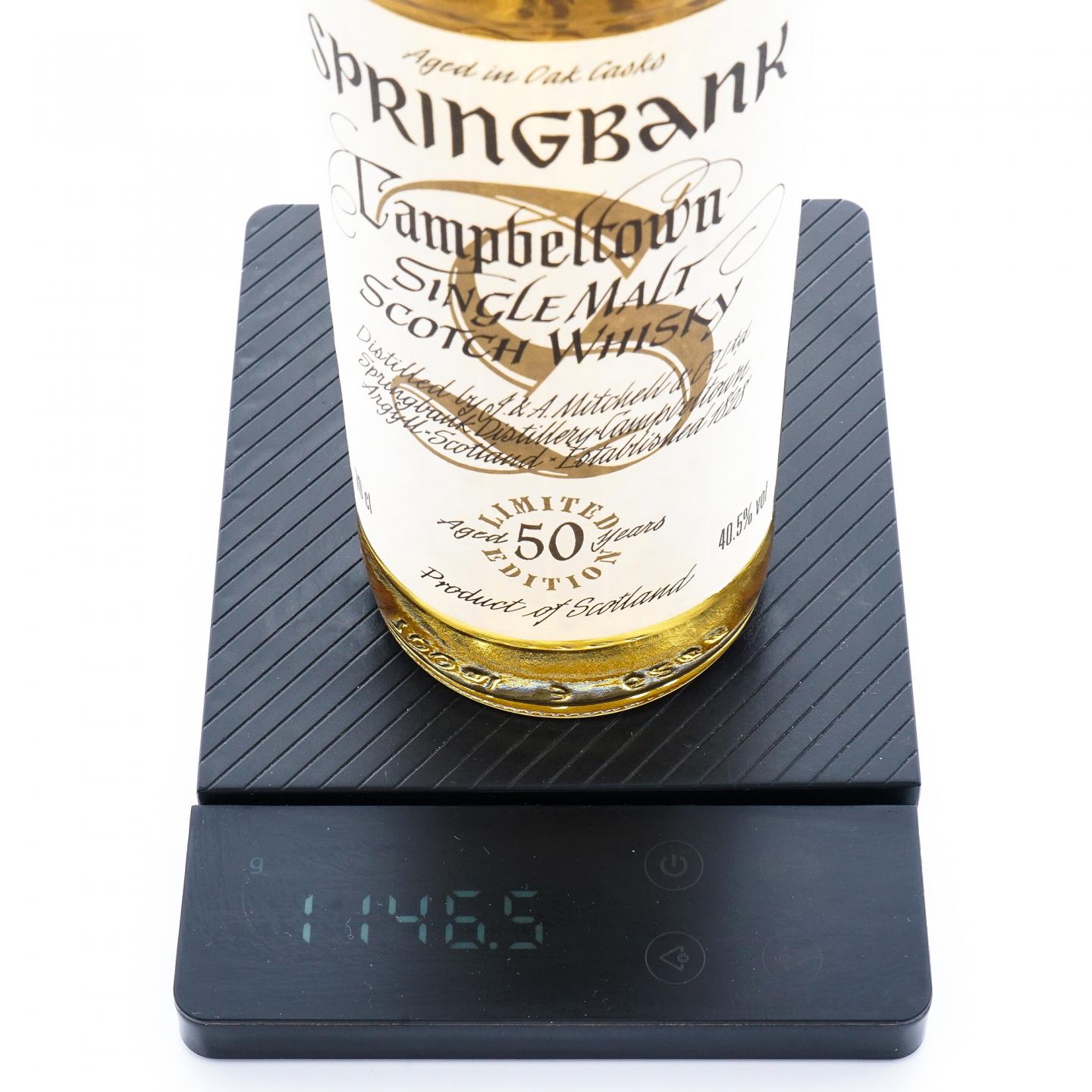 Springbank 云顶 50年 千禧年系列 限量版