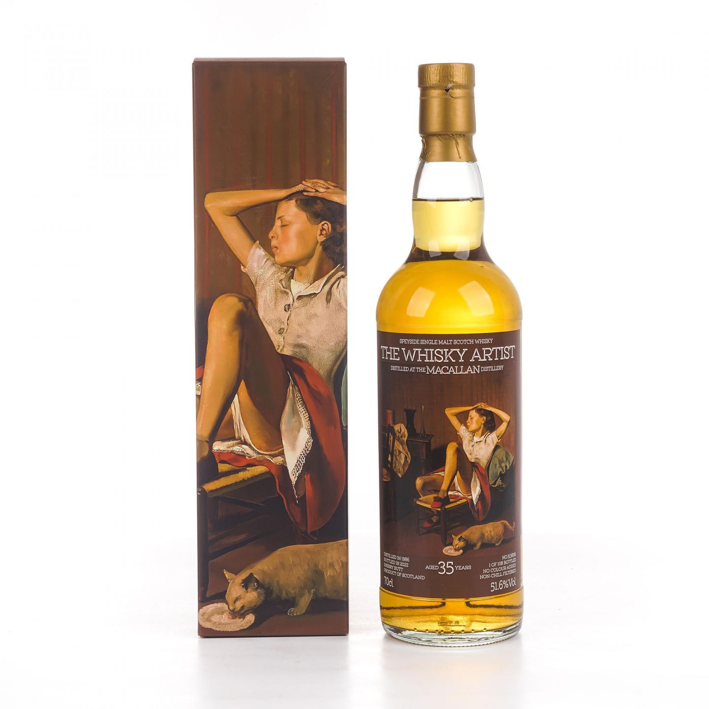 Macallan 麦卡伦 35年 1986-2022 雪莉桶#51383R 700ml