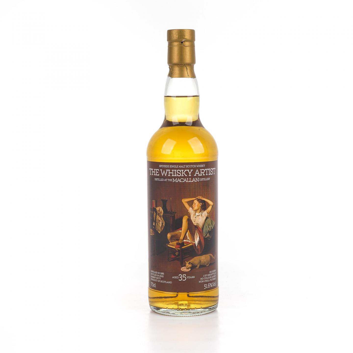 Macallan 麦卡伦 35年 1986-2022 雪莉桶#51383R 700ml