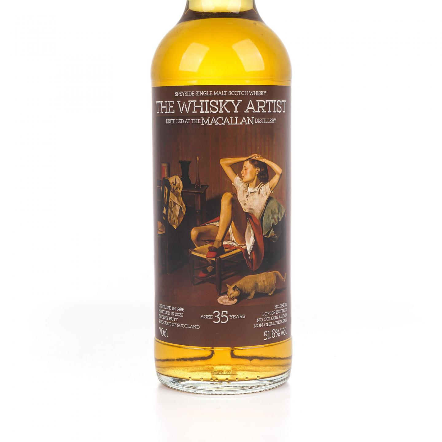 Macallan 麦卡伦 35年 1986-2022 雪莉桶#51383R 700ml