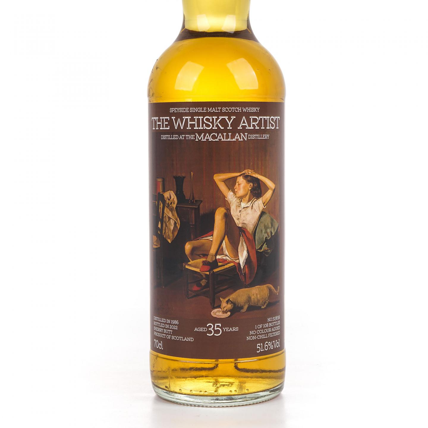 Macallan 麦卡伦 35年 1986-2022 雪莉桶#51383R 51.6%Vol.