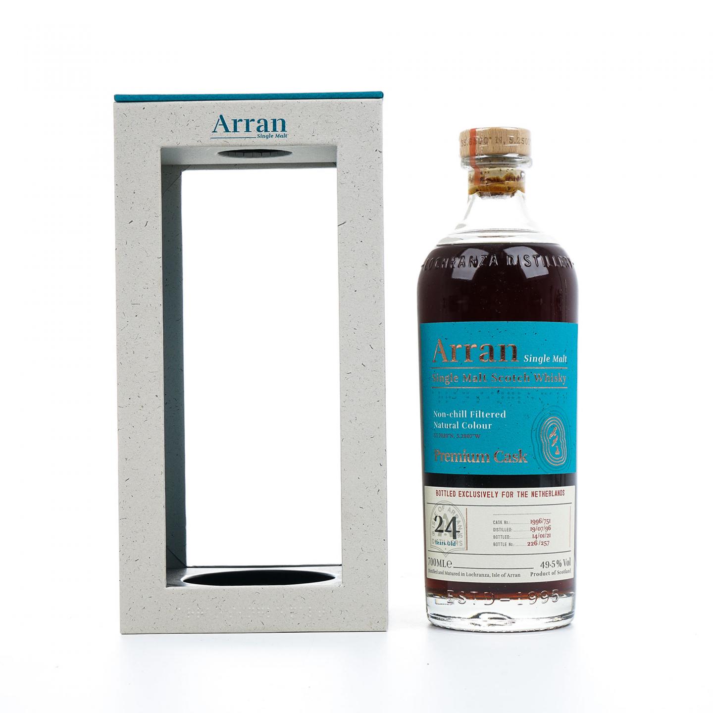 Arran 艾伦 24年 1996-2021 雪莉单桶#1996/751 荷兰市场