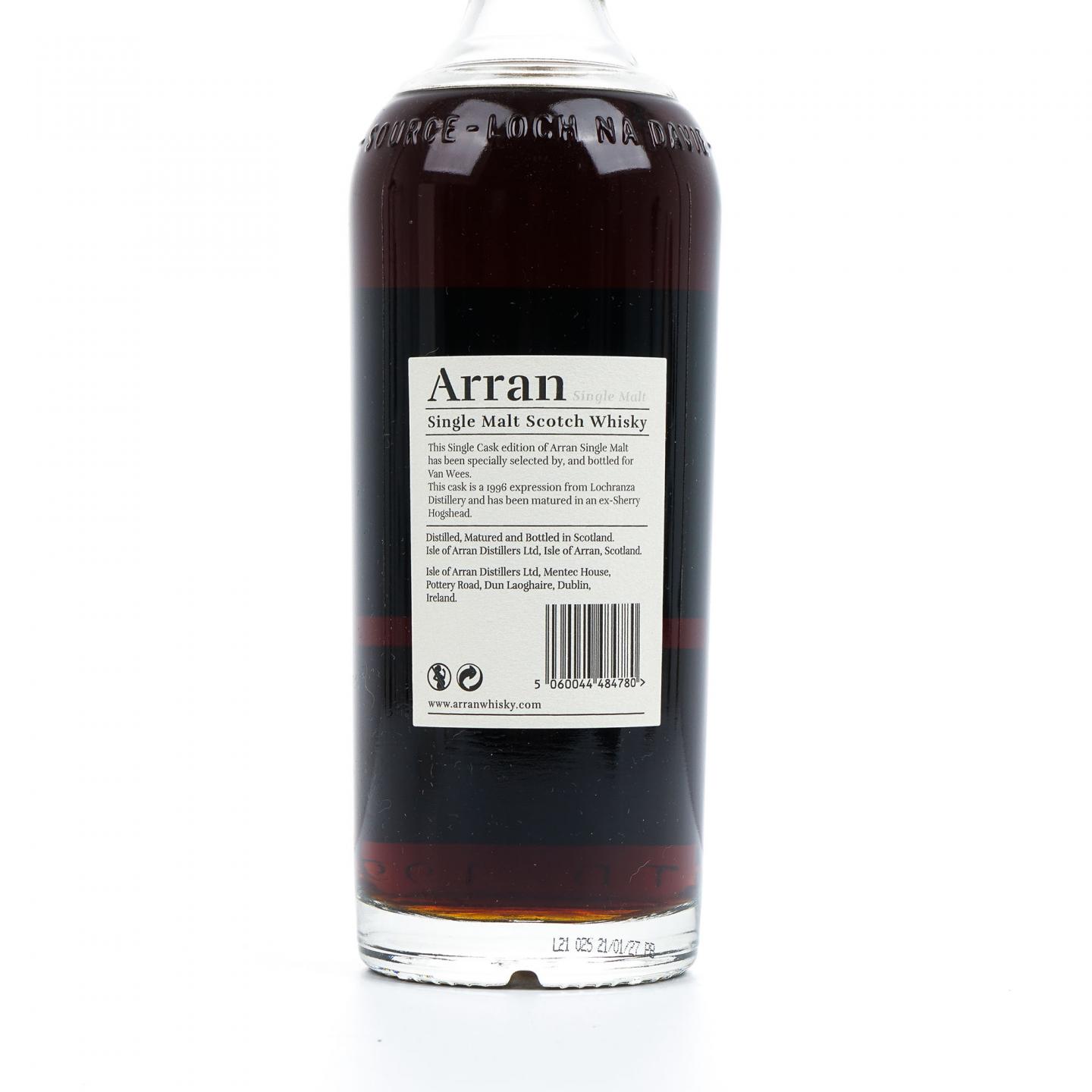 Arran 艾伦 24年 1996-2021 雪莉单桶#1996/751 荷兰市场