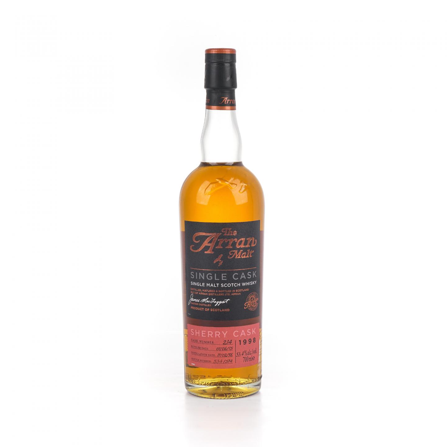 Arran 艾伦 1998-2015 雪莉单桶#214
