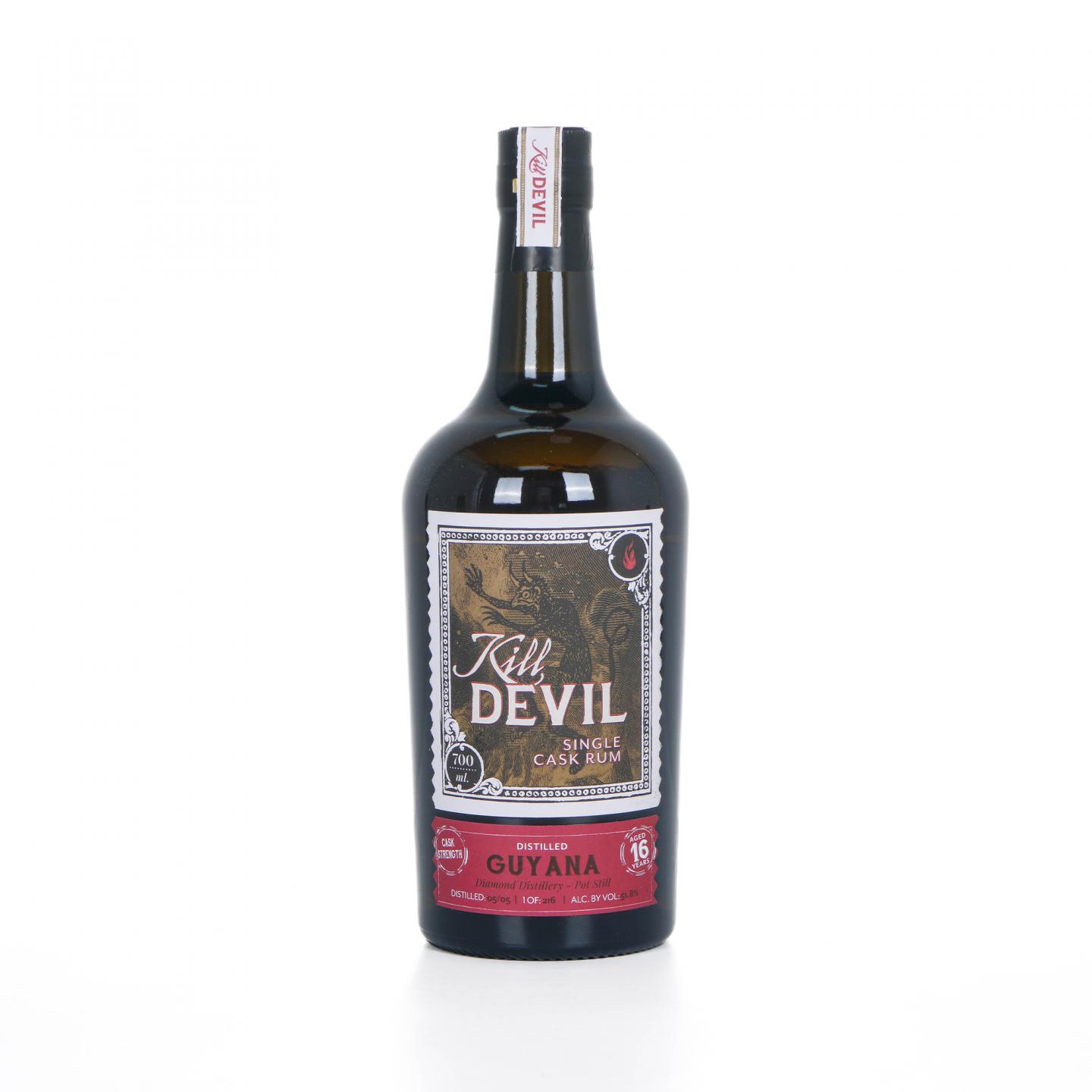 Guyana 钻石 16年 2005 Kill Devil 单桶朗姆酒 桶强 51.8%
