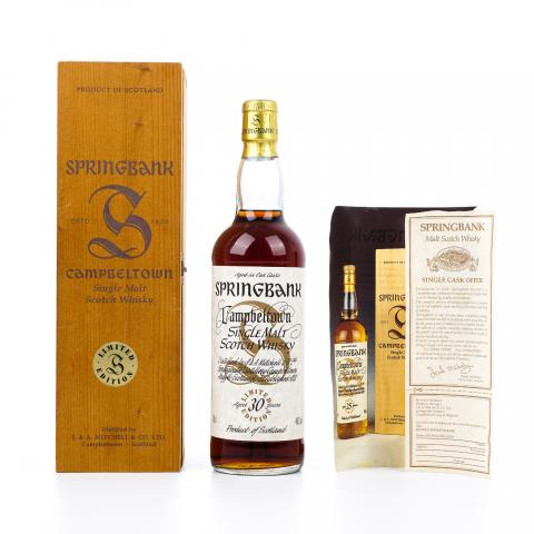 Springbank 云顶 30年 千禧年系列 限量版