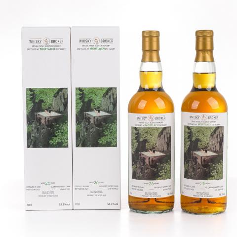 Mortlach 慕赫 26年 1996-2023 雪莉桶 WhB 2瓶组