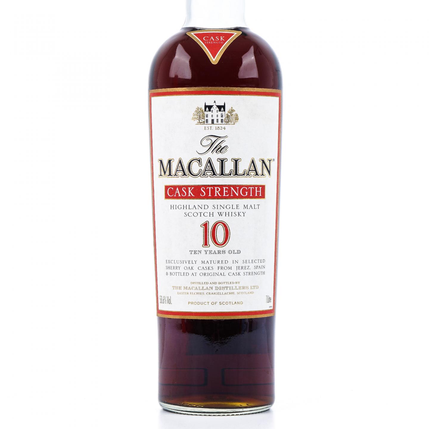 Macallan 麦卡伦 10年 桶强 1升装 58.6%vol.