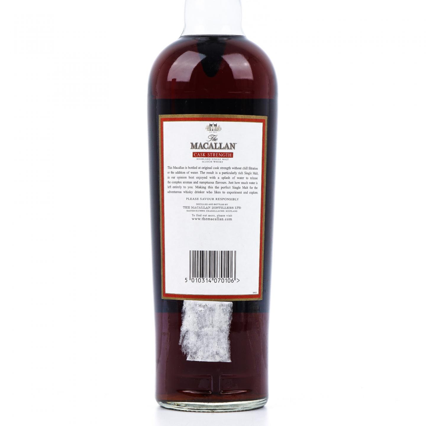 Macallan 麦卡伦 10年 桶强 1升装 58.6%vol.
