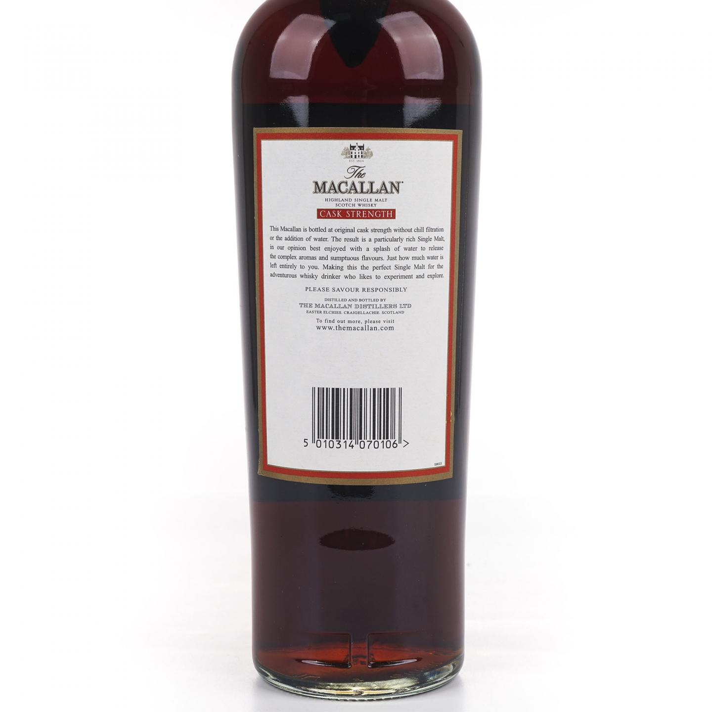 Macallan 麦卡伦 10年 雪莉桶 桶强 1升装 58.6%vol.