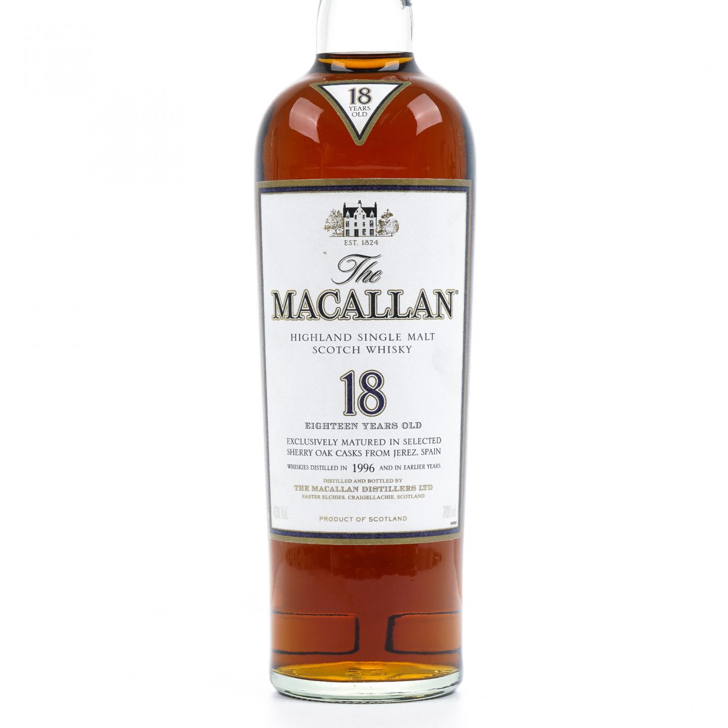 Macallan 麦卡伦 18年 1996 雪莉桶 700ml