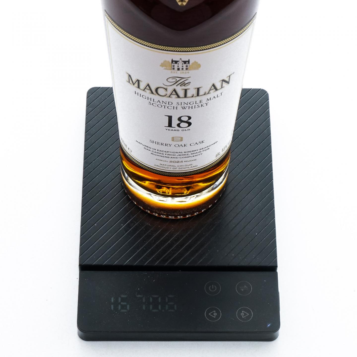【附X光图】Macallan 麦卡伦 18年 2024 雪莉桶