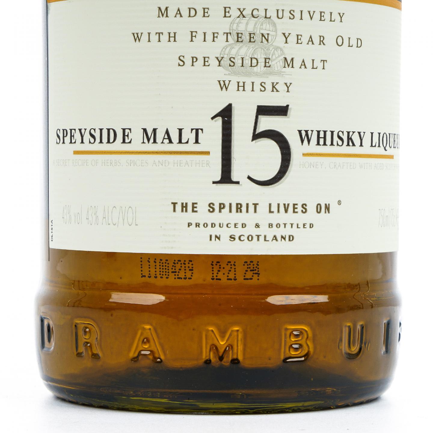 Drambuie 杜林标 15年 威士忌利口酒 盒装 750ml 43%Vol.