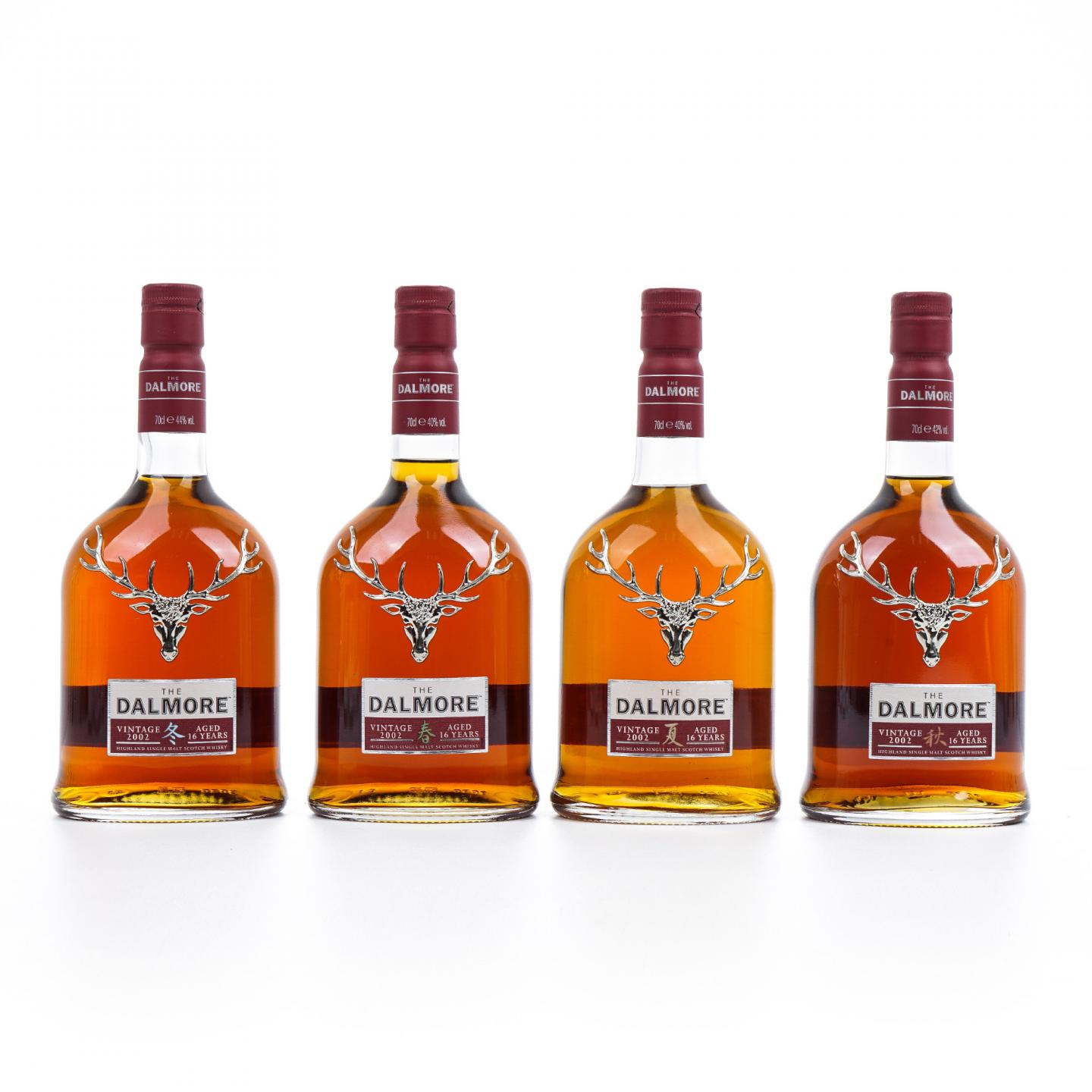 Dalmore 达尔摩 16年 春夏秋冬 中国独家限量版 4瓶组 行货