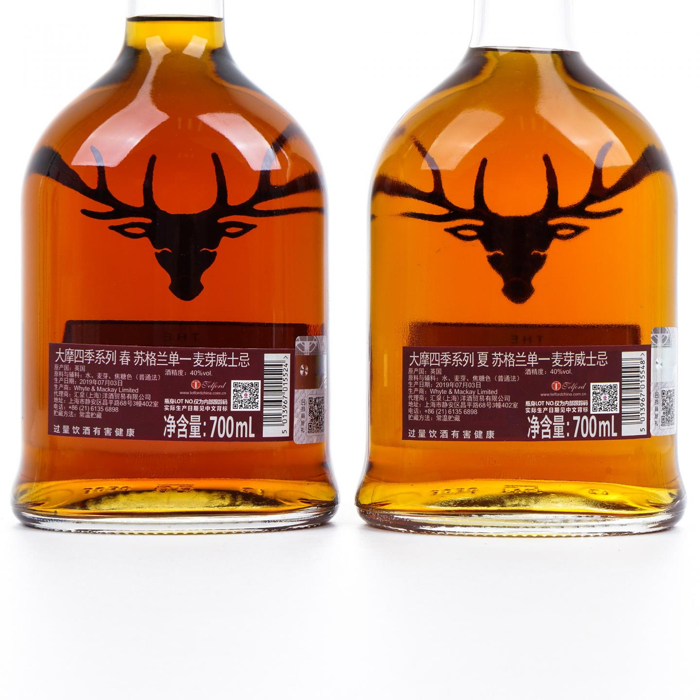 Dalmore 达尔摩 16年 春夏秋冬 中国独家限量版 4瓶组 行货