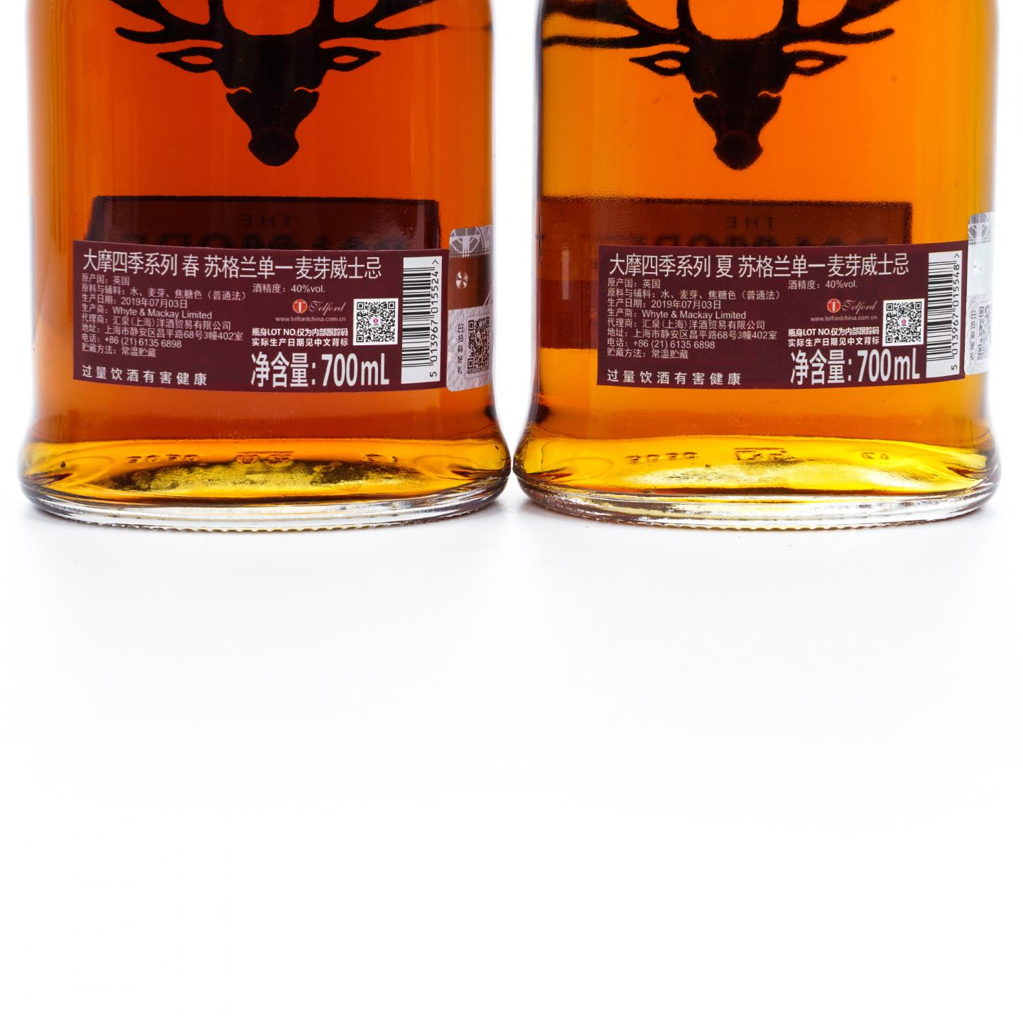 Dalmore 达尔摩 16年 春夏秋冬 中国独家限量版 4瓶组 行货