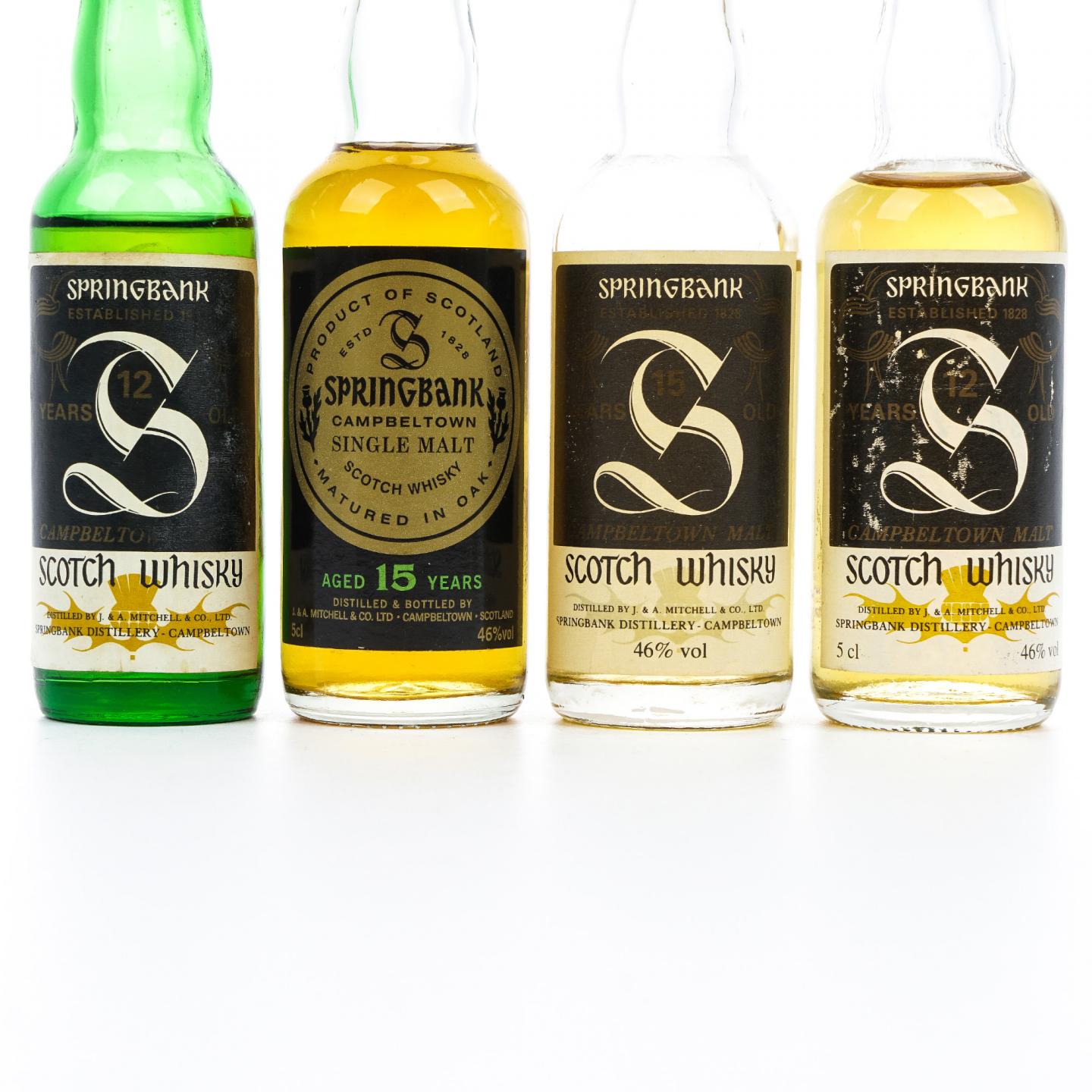 Springbank 云顶 10/12/15/21年 酒版 9支组