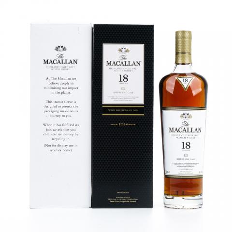 【附X光图】Macallan 麦卡伦 18年 2024 雪莉桶
