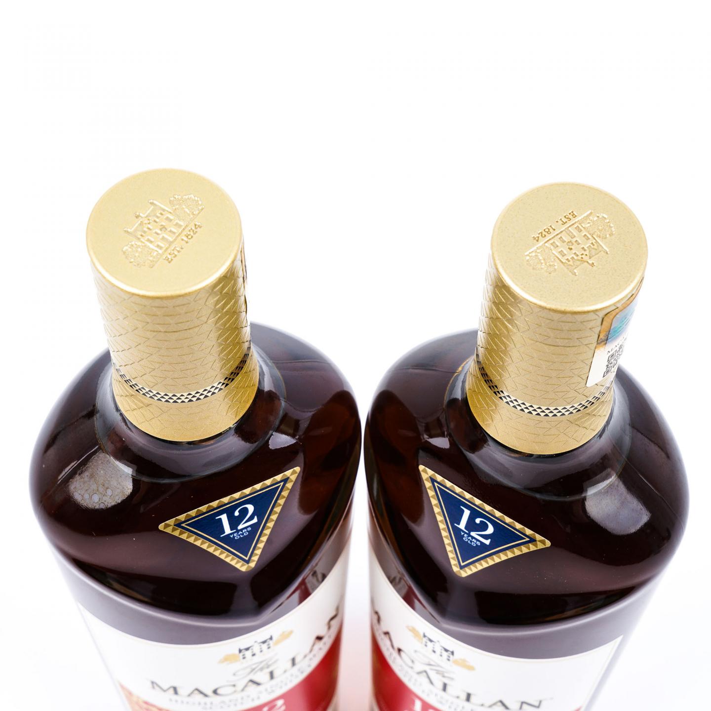 【附X光图】Macallan 麦卡伦 12年 蓝钻Double Cask 中国2019猪年版 2瓶组*700ml