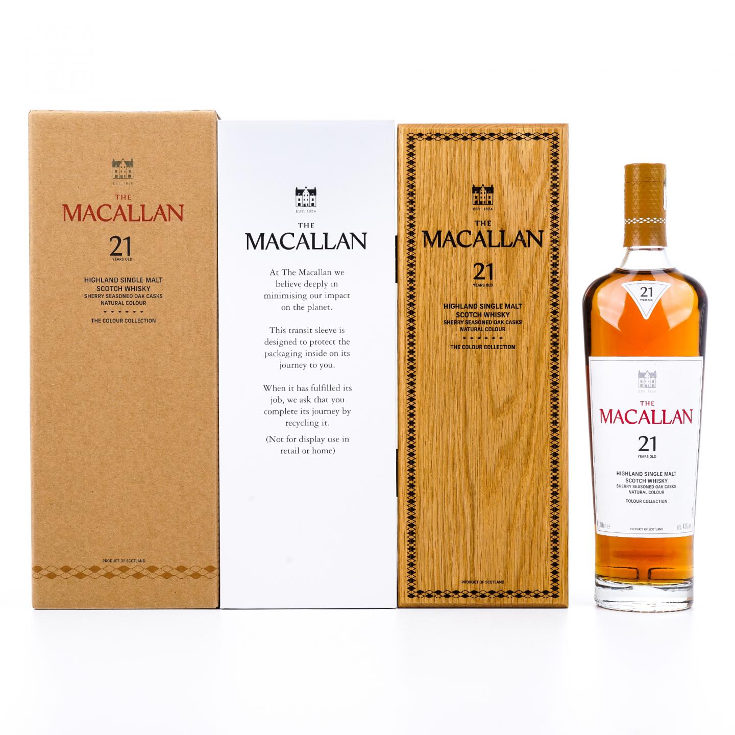 【附X光图】Macallan 麦卡伦 21年 Colour Collection 臻彩系列