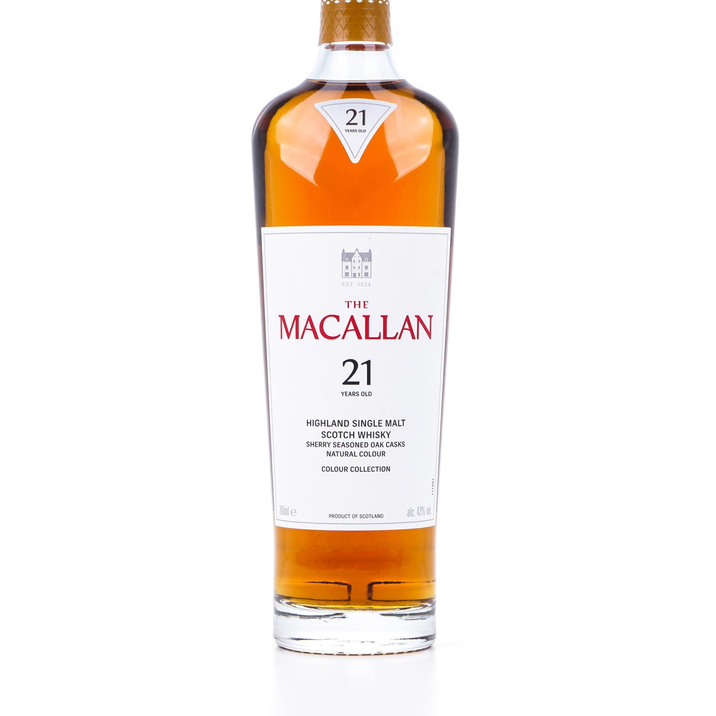 【附X光图】Macallan 麦卡伦 21年 Colour Collection 臻彩系列