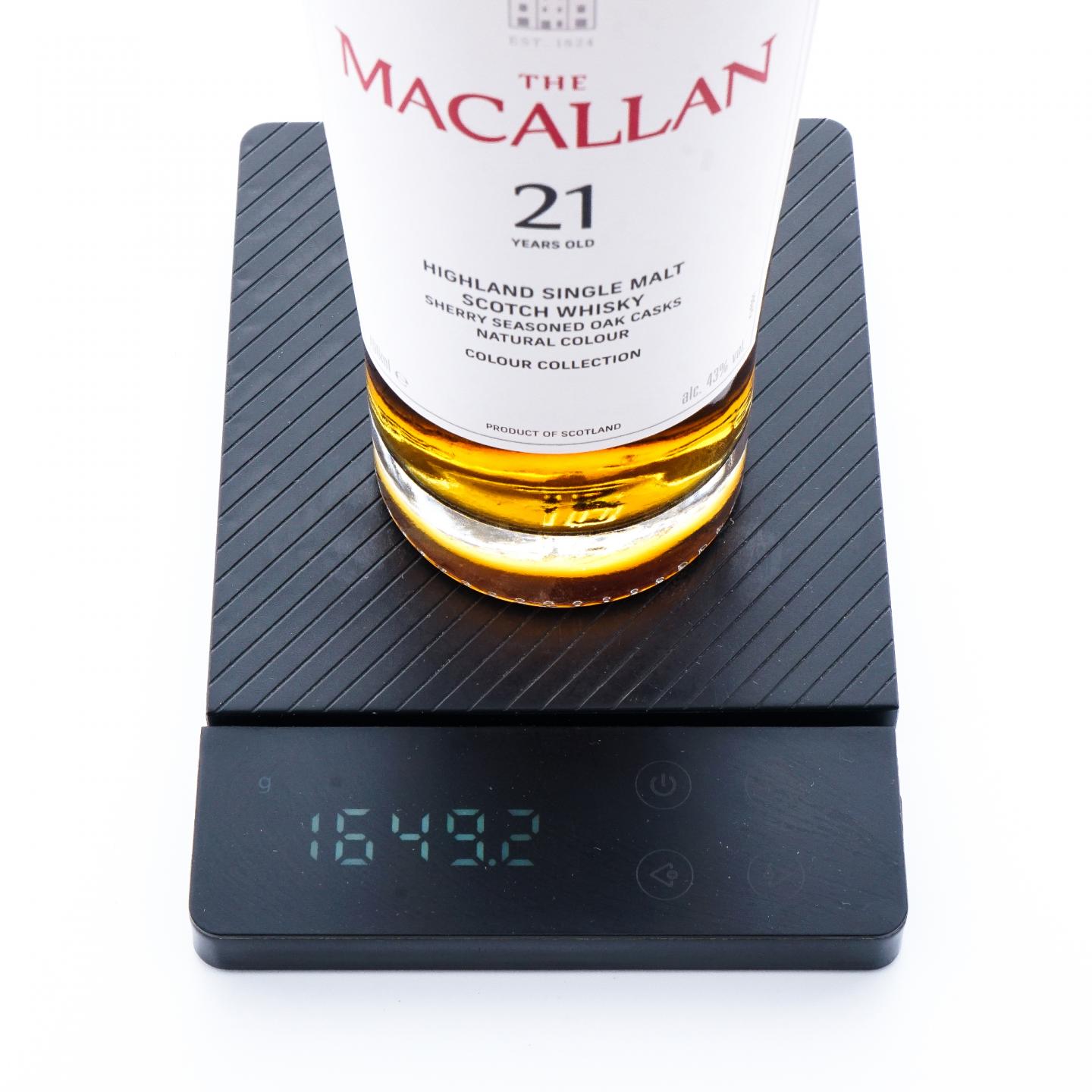 【附X光图】Macallan 麦卡伦 21年 Colour Collection 臻彩系列