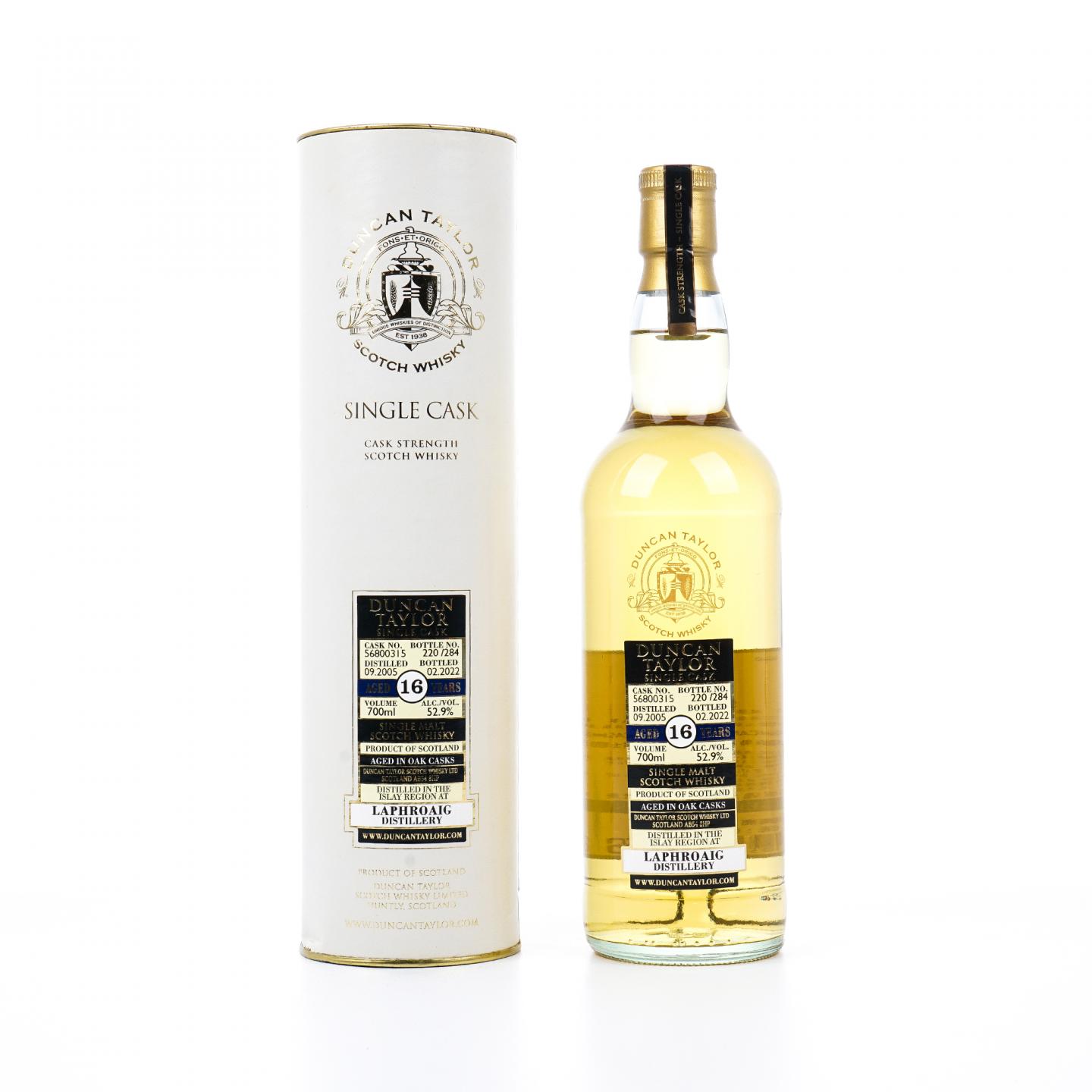 Laphroaig 拉弗格 16年 2005-2022 DT 单桶