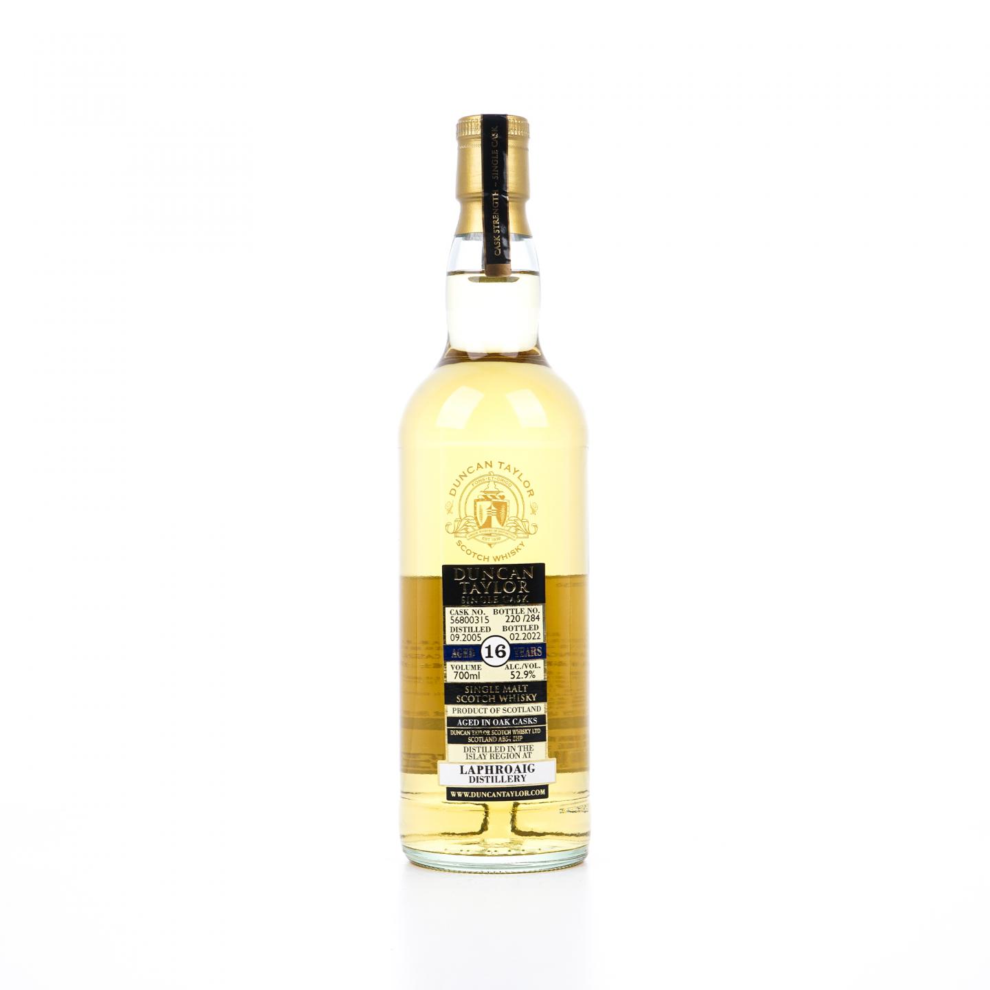 Laphroaig 拉弗格 16年 2005-2022 DT 单桶