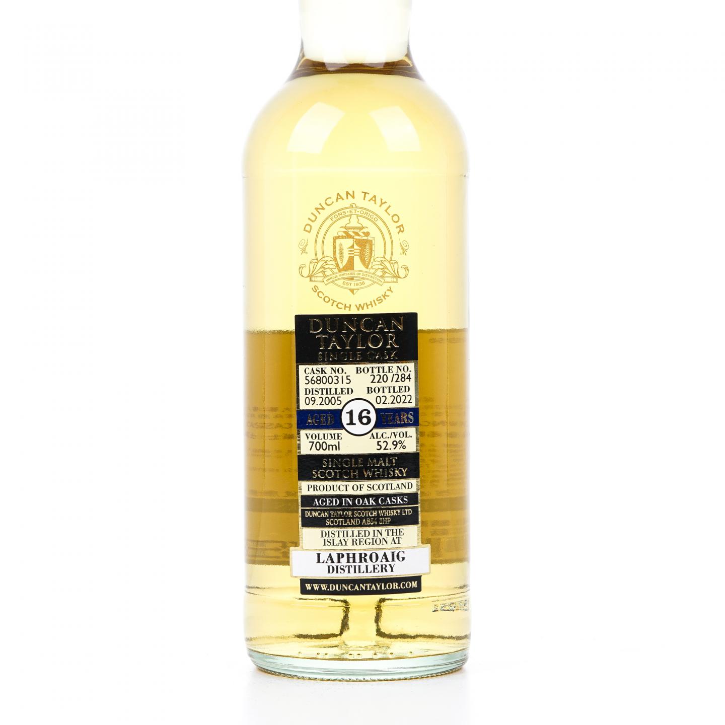 Laphroaig 拉弗格 16年 2005-2022 DT 单桶