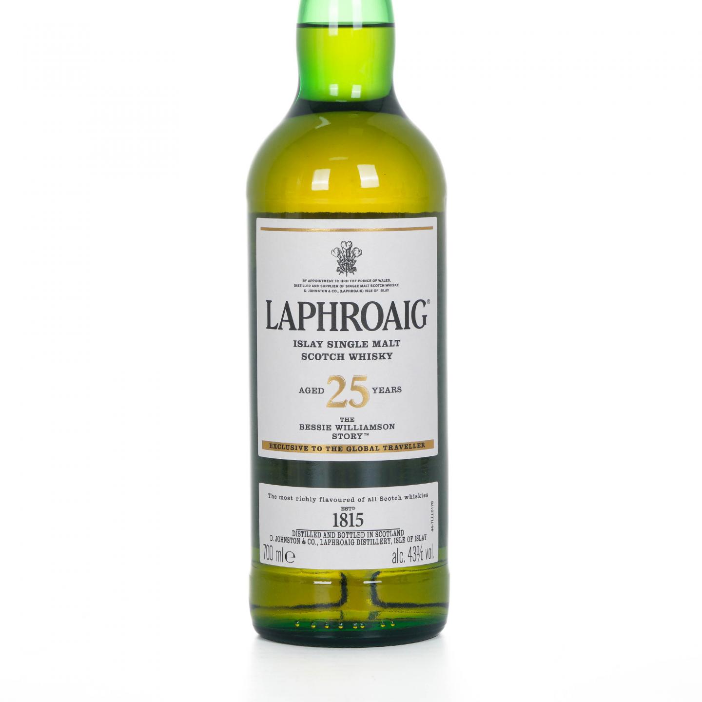 Laphroaig 拉弗格 25年 The Bessie Williamson Story 礼盒