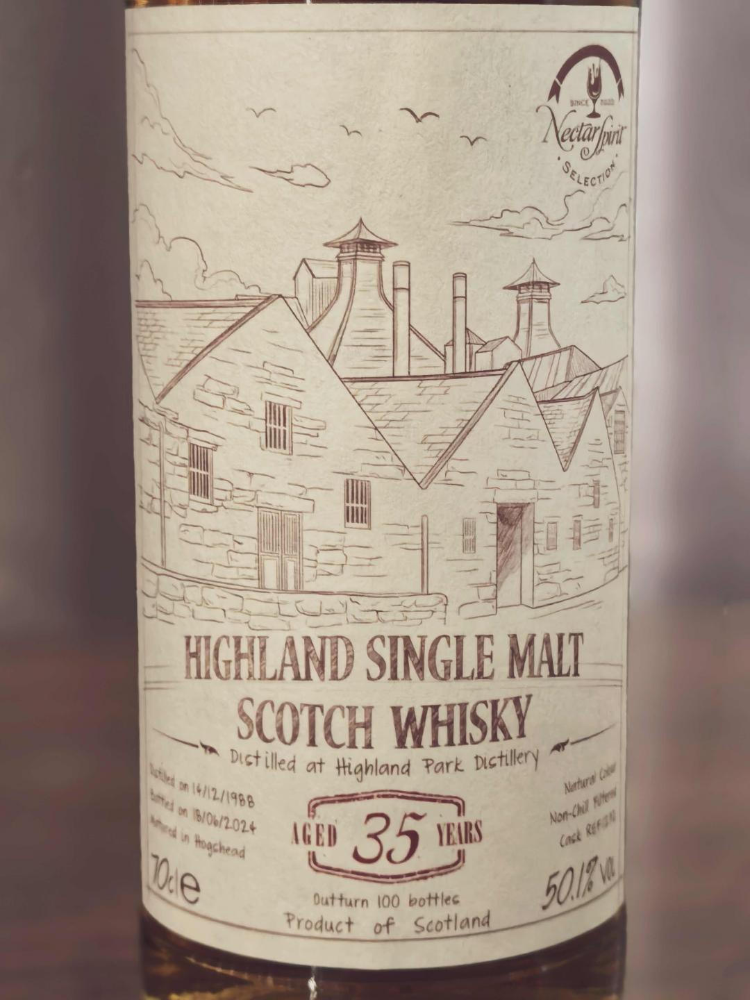 Highland Park 高原骑士 35年 1988-2024 NSpS 单桶桶强