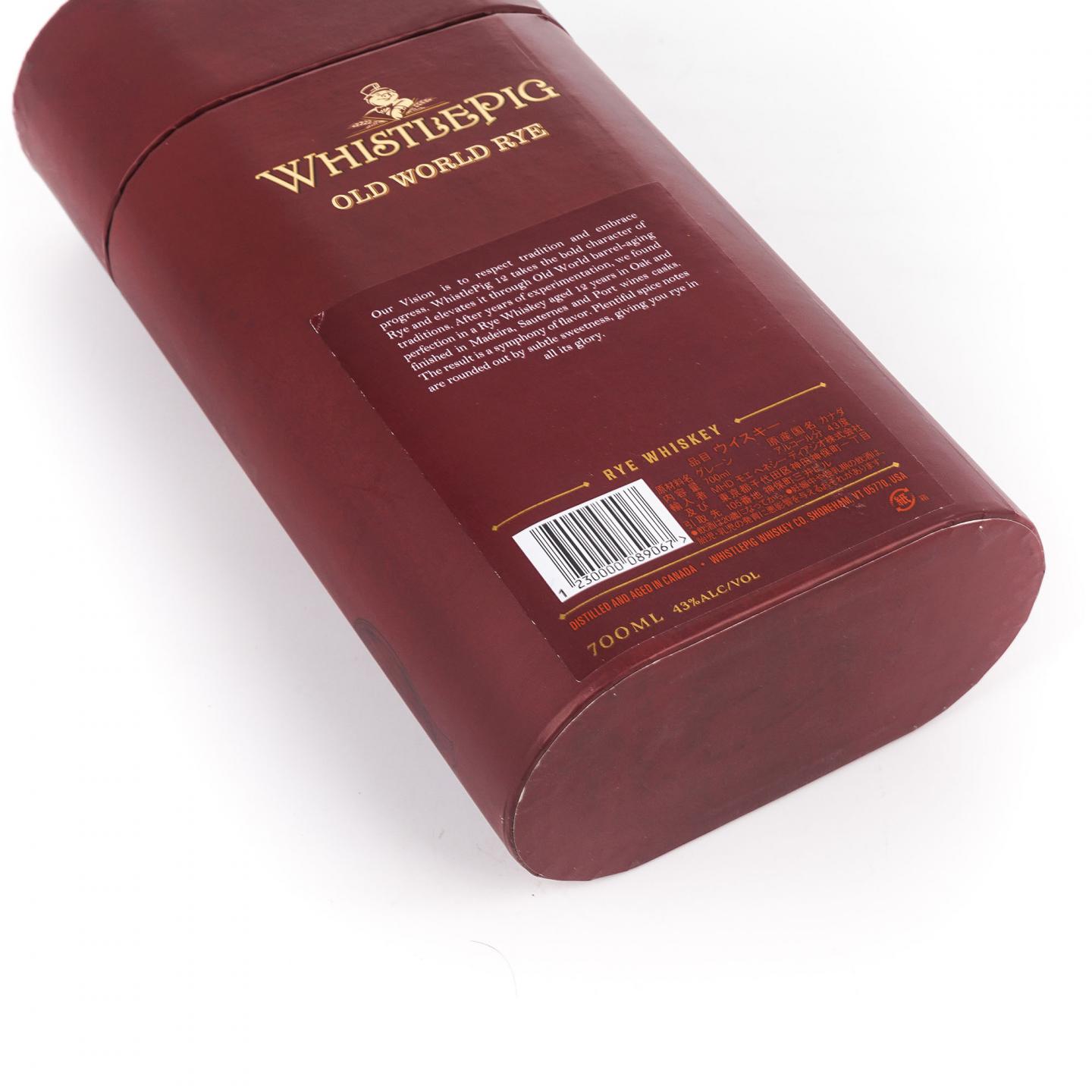 WhistlePig 口哨猪 12年 Old World Rye