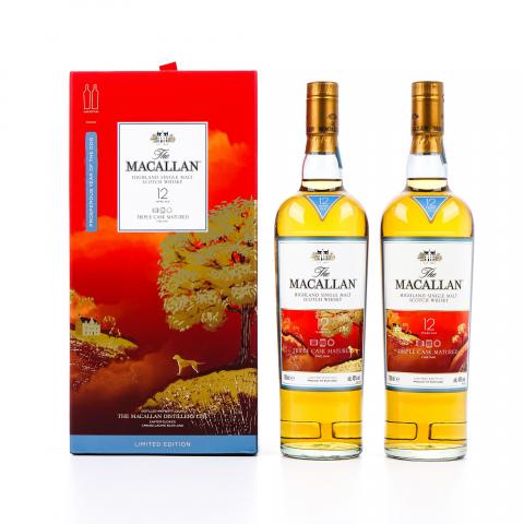 Macallan 麦卡伦 12年 Triple Cask 2018 狗年限定 2瓶组