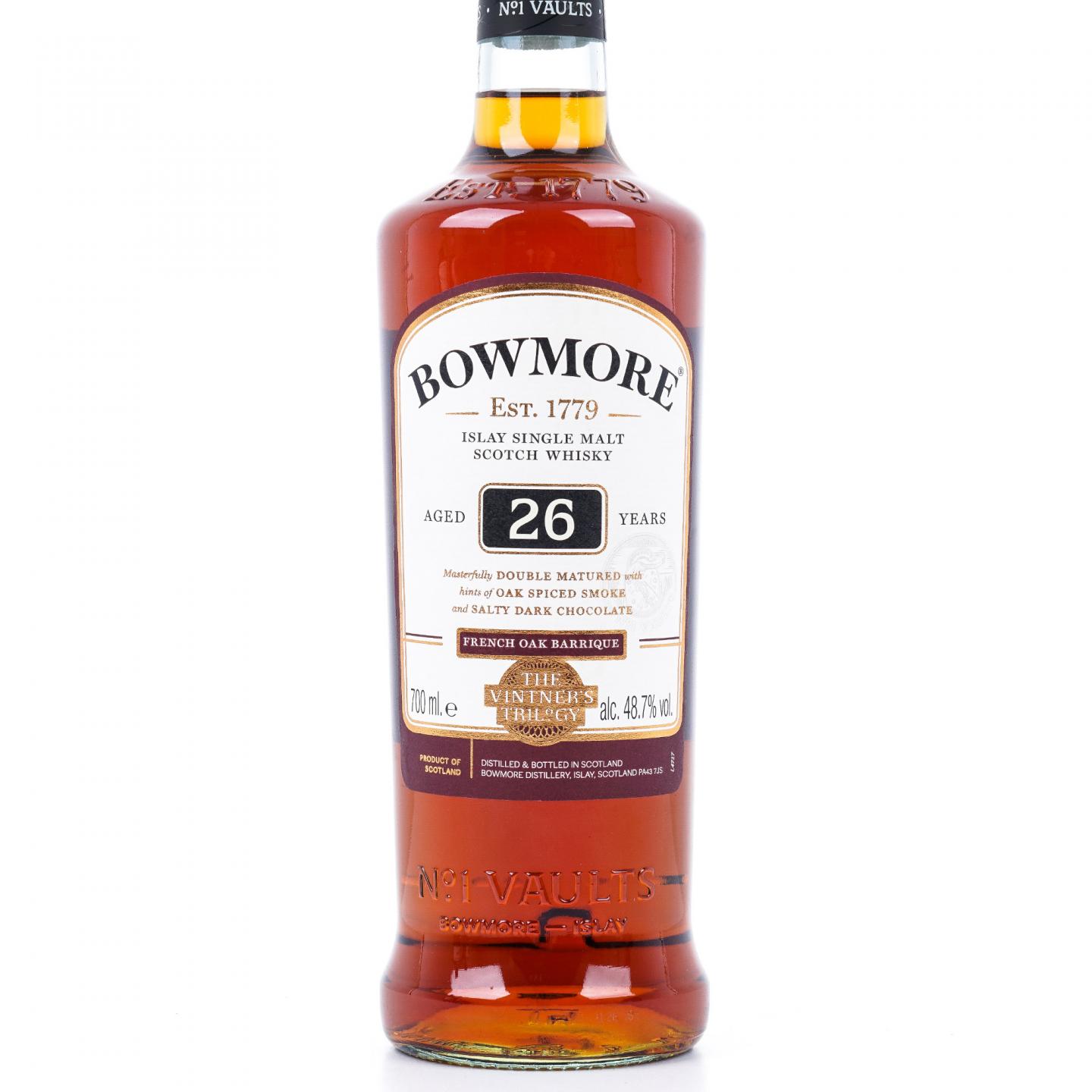 Bowmore 波摩 26年 2017 法国葡萄酒桶 酒庄三部曲系列之二 行货